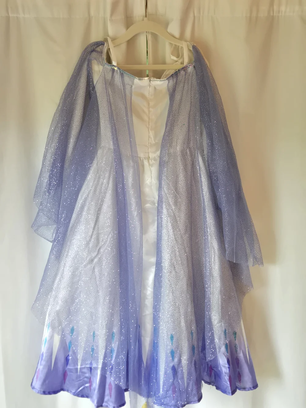 Disney Elsa Princess Costume Dress w/ attached cape